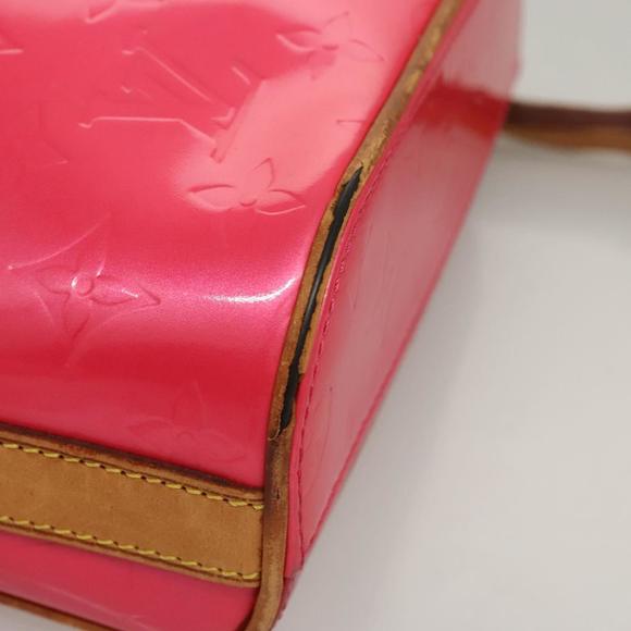 LOUIS VUITTON Monogram Vernis Sullivan Vertical Bag Pink M91259 LV Auth 116784 - Picture 9 of 16